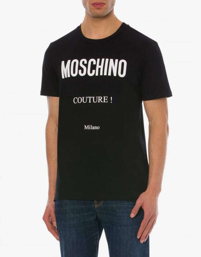 Moschino T-Shirts Zwart Heren