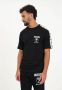 Moschino Zwart T-shirt met korte mouwen en dubbel vraagteken logo Black Heren - Thumbnail 2