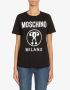 Moschino Double Question Casual T-Shirt voor Heren Black Heren - Thumbnail 2