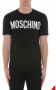 Moschino Logo T-shirt zwart Zra0701 7041 1555 Zwart Heren - Thumbnail 9