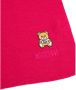 Moschino Teddy Bear Wollen Sjaal Effen Patroon Pink Dames - Thumbnail 2