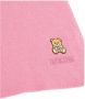 Moschino Gezellig Teddy Bear Wollen Sjaal Pink Dames - Thumbnail 2