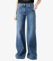 Moschino Wijde Pijp Jeans Blue Dames - Thumbnail 2