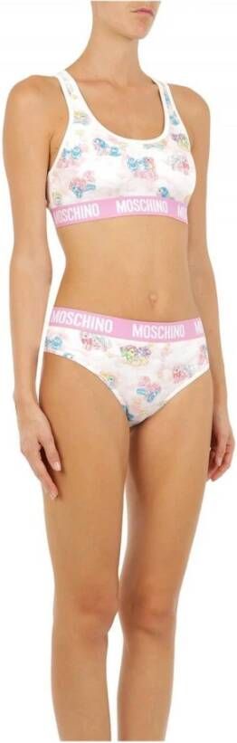 Moschino White Two-Piece Sleepwear My Little Pony Bikini Wit Dames