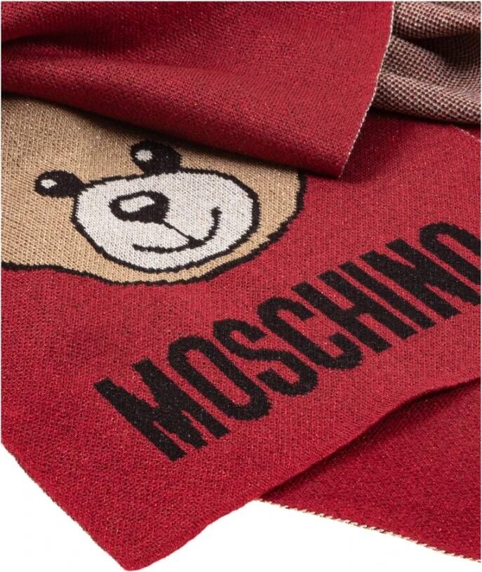 Moschino Wintersjaal Red Dames