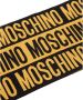 Moschino Winter Wol Logo Sjaal Black Dames - Thumbnail 2