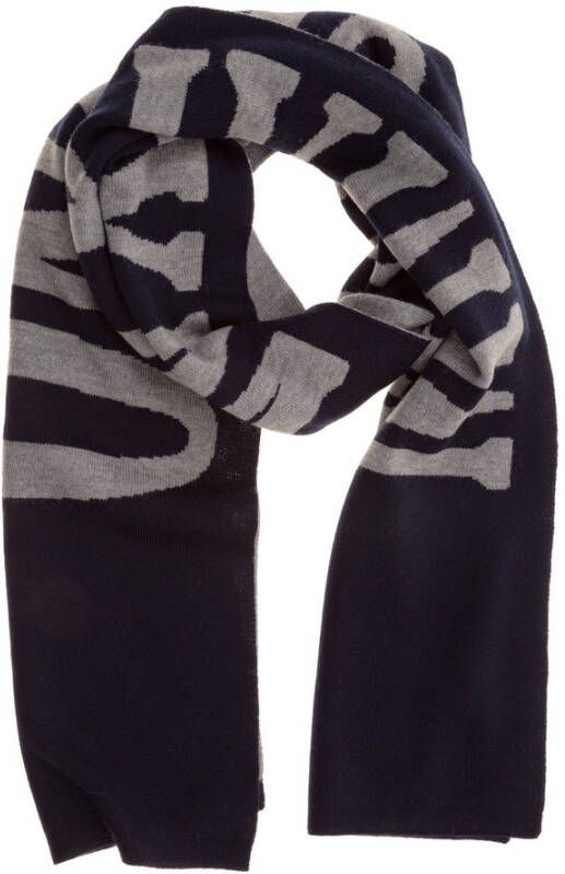 Moschino Wool scarf Blauw Heren