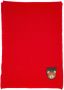 Moschino Winter Wollen Sjaal Red Dames - Thumbnail 3