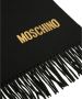 Moschino Wollen Sjaal Blijf warm en elegant deze winter Black Dames - Thumbnail 2