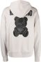 Moschino Teddy Bear Zip Sweatshirt Gray Heren - Thumbnail 2