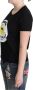 Moschino Zwart Katoenen Sunny Milano Print T-shirt Black Dames - Thumbnail 2
