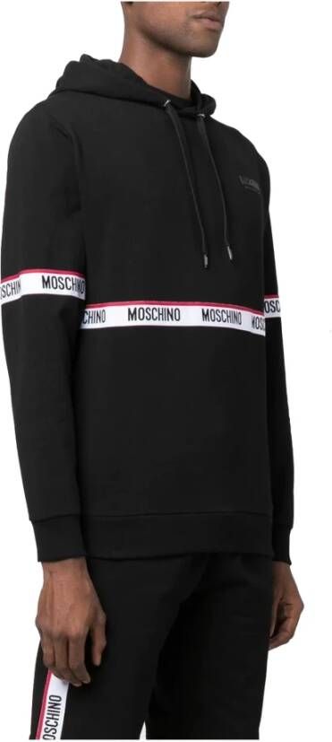 Moschino Zwarte hoodies voor heren Black Heren