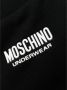 Moschino Sportieve Logo Print Zijstreep Joggingbroek Black Heren - Thumbnail 1