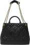 Moschino Zwarte Polyurethaan Handtas voor Dames Zwart Dames - Thumbnail 2