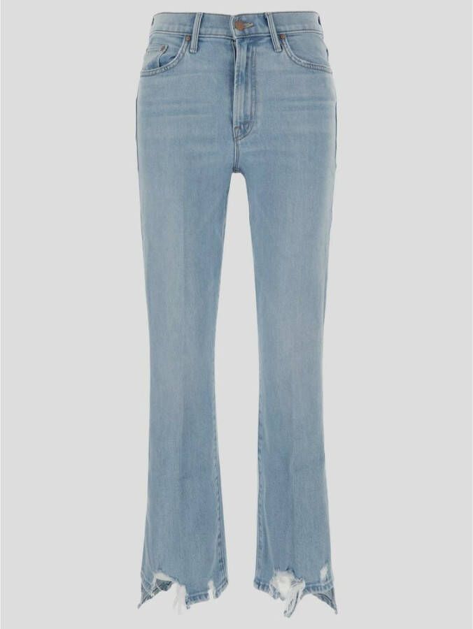 Mother Boot-gesneden jeans Blauw Dames