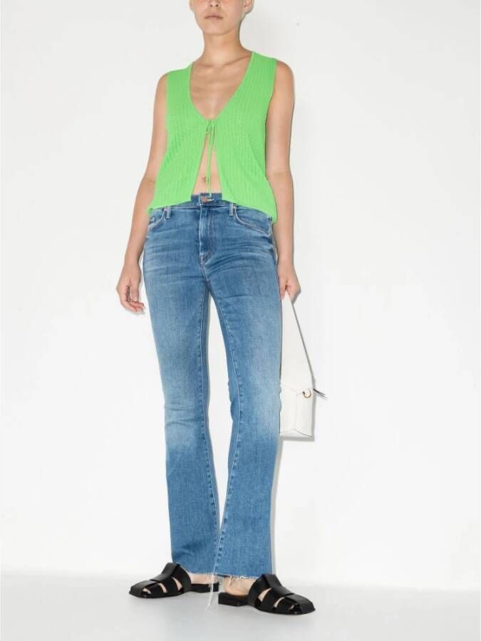 Mother Jeans Blauw Dames