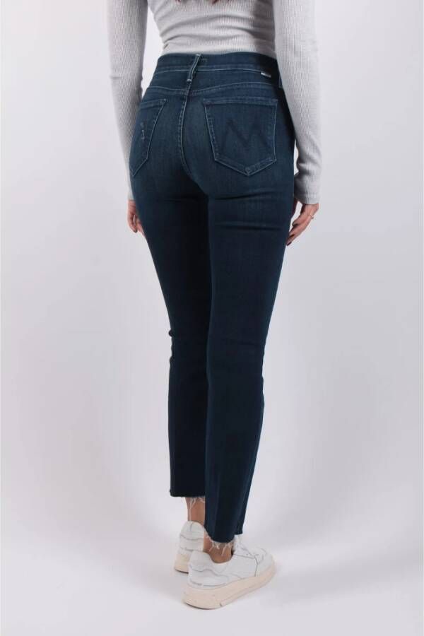Mother Skinny Jeans Blauw Dames
