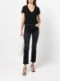 Mother Zwarte Katoenen Rits Jeans Regular Fit Black Dames - Thumbnail 2