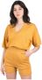Mother V-neck Knitwear 8436-1064 Oranje Dames - Thumbnail 2