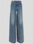 Mother Wide Jeans Blauw Dames - Thumbnail 2