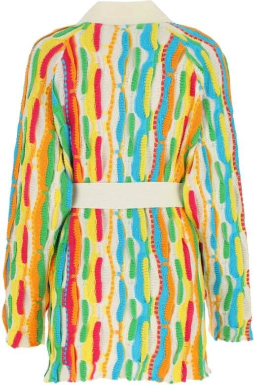 Msgm Multicolor katoenen vest Geel Dames