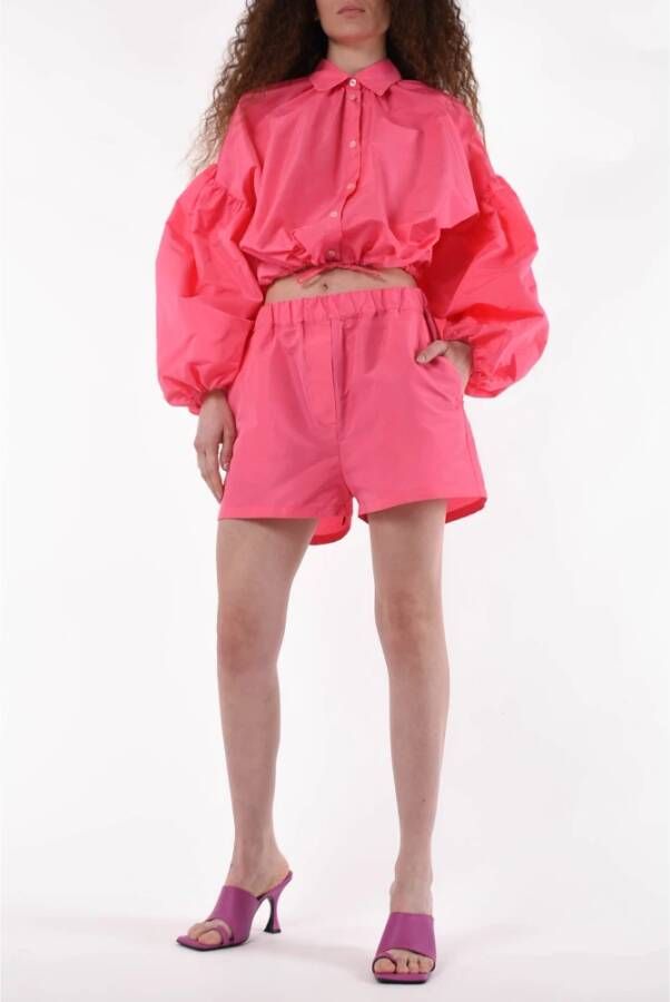 Msgm Casual Shorts Roze Dames