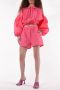 Msgm Shorts met elastische tailleband Pink Dames - Thumbnail 4