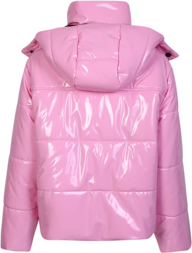Msgm Padded jacket by . The garment features a bold colour typical of the brand to express brightness Roze Dames