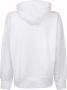 Msgm Felpa hoodie logo pellato White Dames - Thumbnail 2