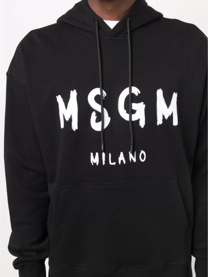 Msgm Hoodies Zwart Heren