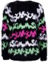 Msgm Trui met ronde hals Black Dames - Thumbnail 2