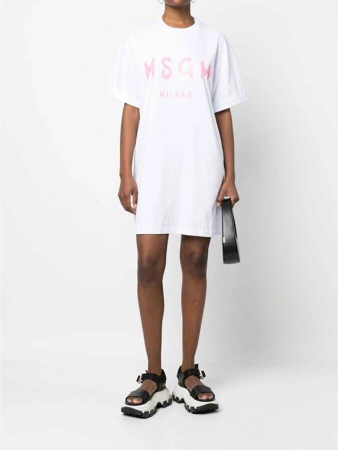 Msgm Short Dresses Wit Dames