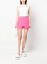 Msgm Shorts met elastische tailleband Pink Dames - Thumbnail 2