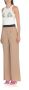 Msgm Straight Trousers Beige Dames - Thumbnail 2