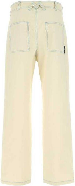 Msgm Ivory polyester laadblazing Wit Heren