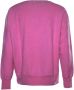 Msgm Katoen Logo Sweater Ronde Hals Pink Heren - Thumbnail 2