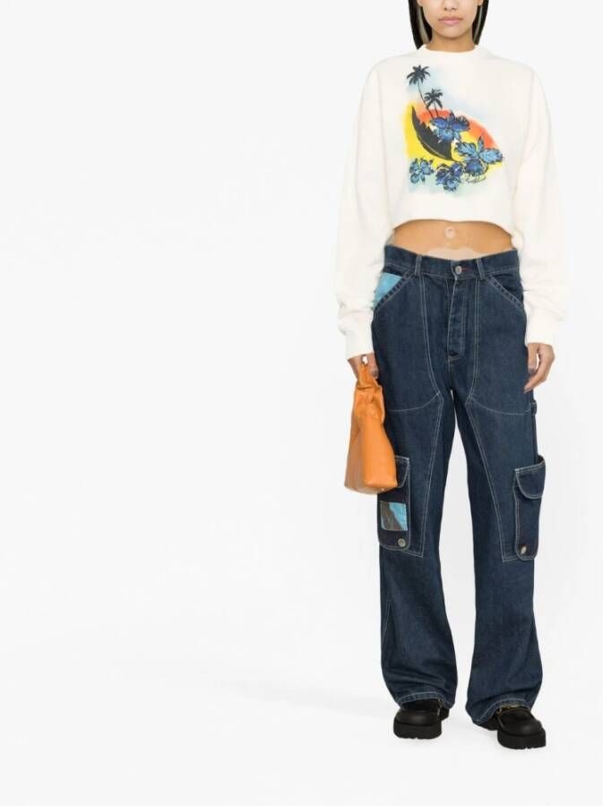 Msgm Sweatshirt Wit Dames