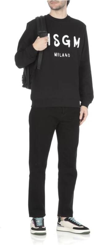 Msgm Sweatshirts Zwart Heren