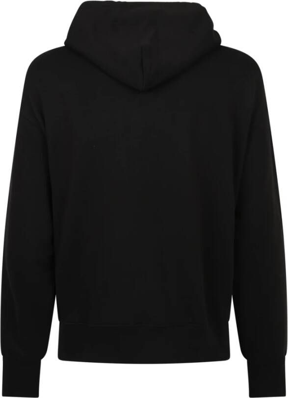 Msgm Zwarte Hoodie voor Heren Zwart Heren