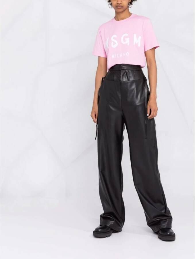 Msgm T-Shirt Roze Dames