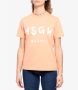 Msgm T-Shirts Oranje Dames - Thumbnail 3