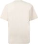 Msgm Witte T-shirt met Logo Print White Heren - Thumbnail 2