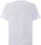 Msgm Logo-print T-shirt in wit zwart White Heren - Thumbnail 2