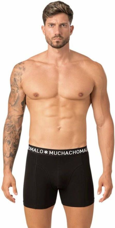 Muchachomalo Boxershorts 2-pack Zwart Heren