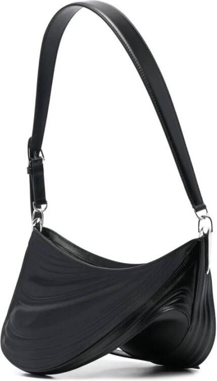 Mugler Zwarte Schoudertas Black Dames