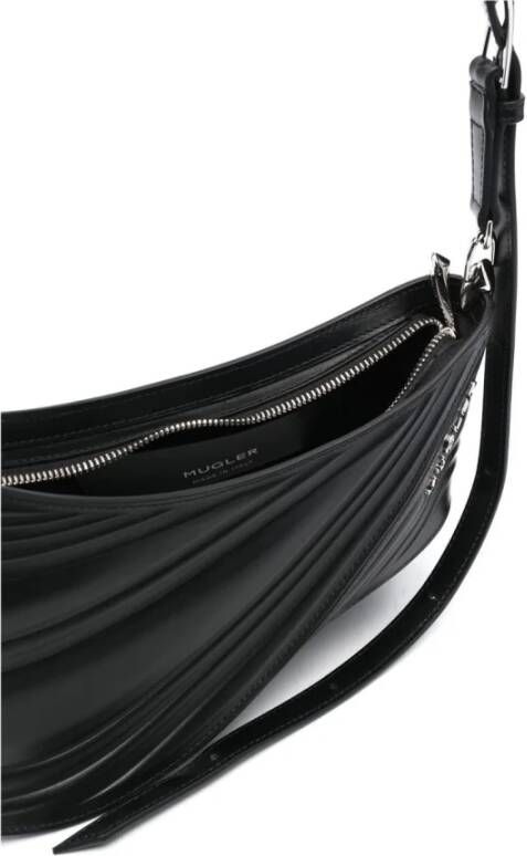 Mugler Zwarte Schoudertas Black Dames