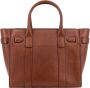 Mulberry Bruine Leren Handtas met Ritssluiting Bruin Dames - Thumbnail 2