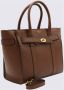 Mulberry Shoppers & Totes Small Zipped Bayswater in bruin - Thumbnail 6