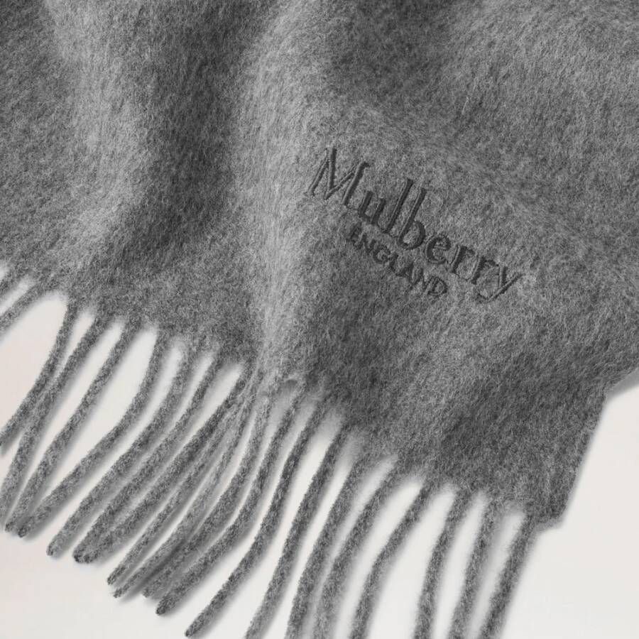 Mulberry Winter Scarves Grijs Dames