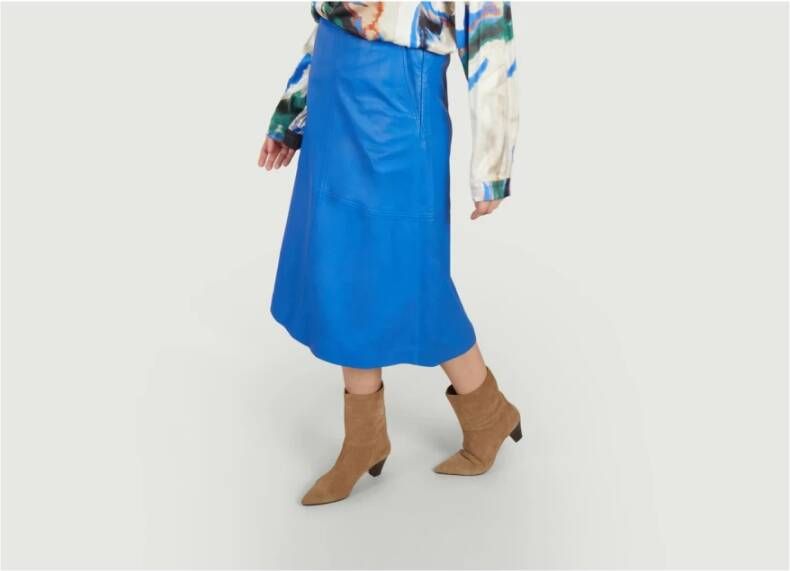 Munthe Maxi Skirts Blauw Dames